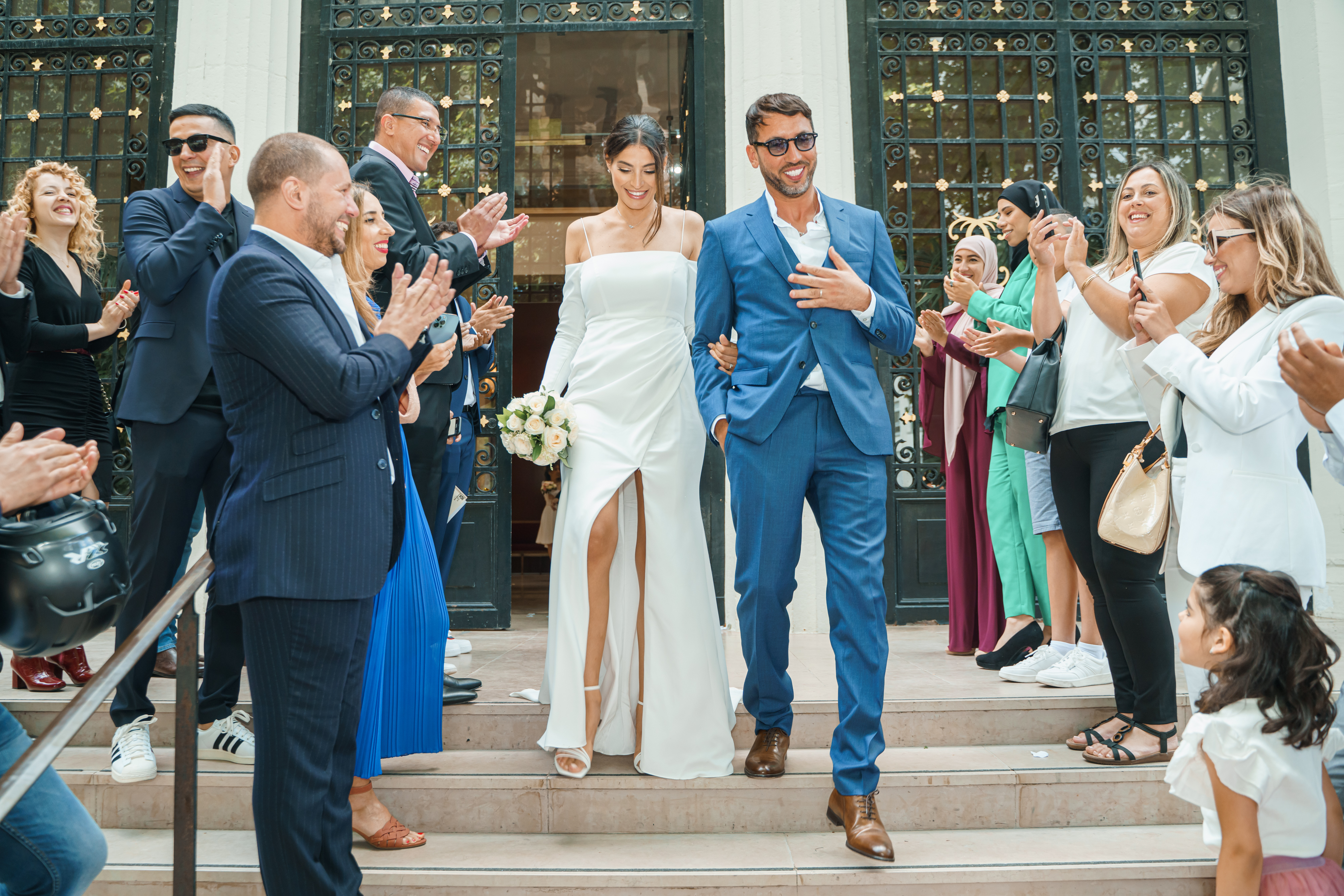 Sortie de mairie mariage Paris