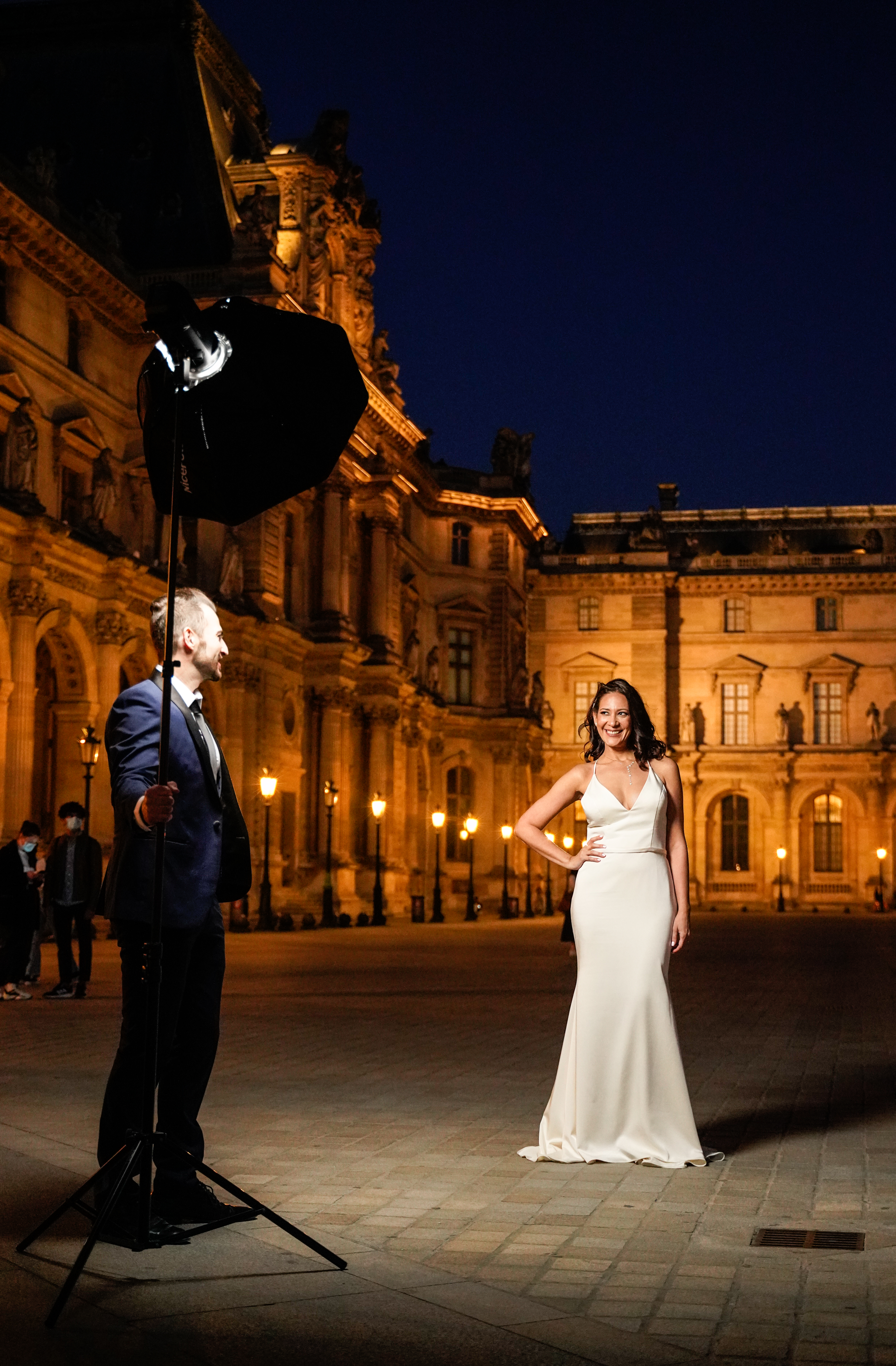 Séance nocturne Louvre Paris